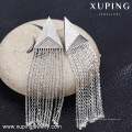 E-182 Xuping 2016 fashional nuevos diseños borla pendientes de joyería